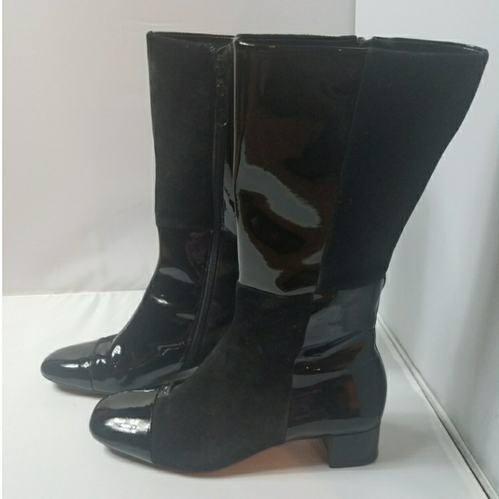 Franco Sarto color block boots